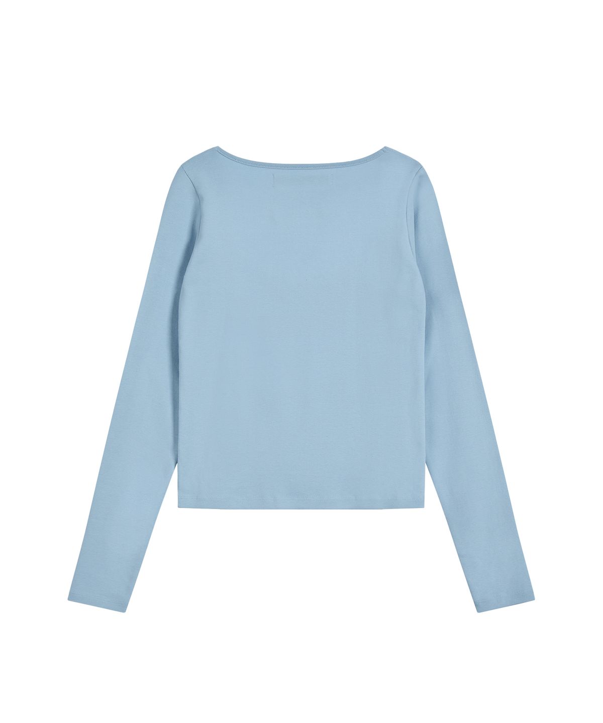 레스트앤레크레이션(REST&RECREATION) TIE LONG SLEEVE TOP - SKY BLUE