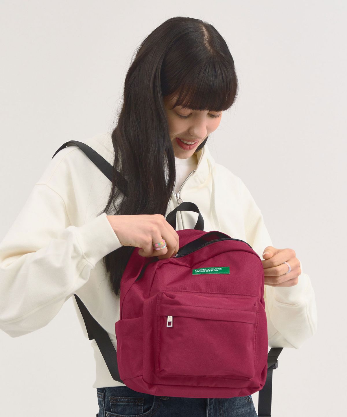 베네통(BENETTON) 비비드 미니 백팩 (10colors)