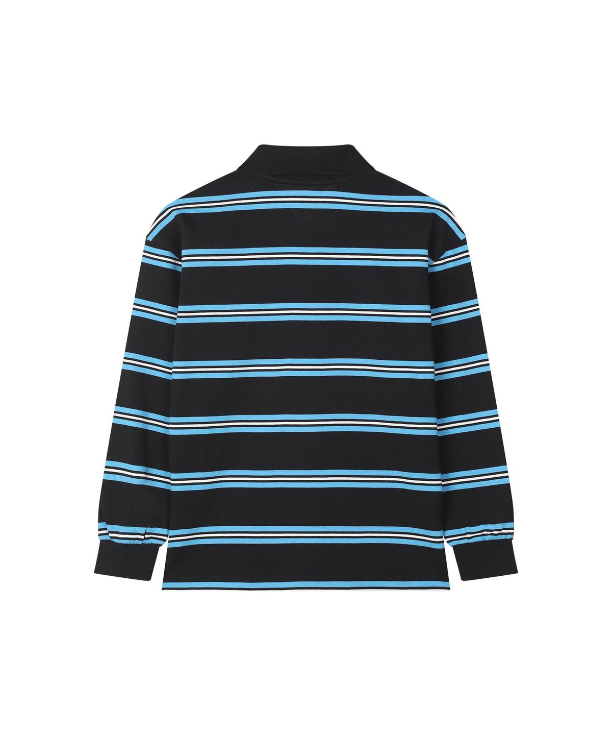 커버낫 키즈(COVERNAT KIDS) 워드마크 스트라이프 롱슬리브 블랙 CK2601LT26BK