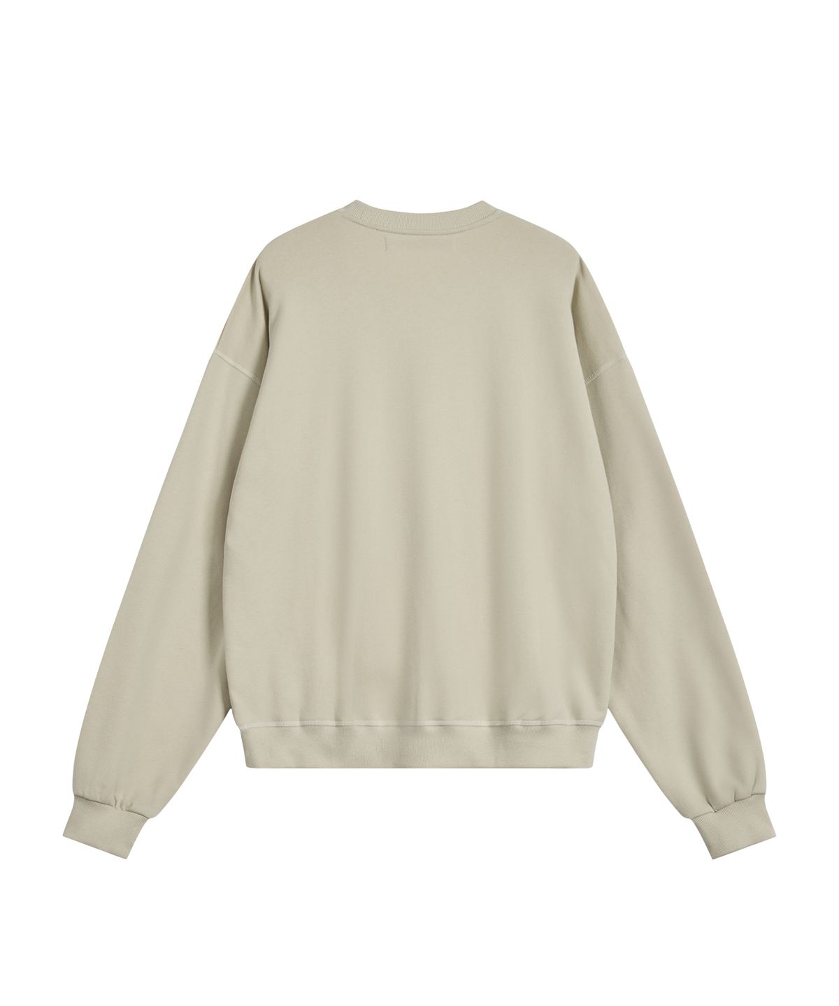 레스트앤레크레이션(REST&RECREATION) OVERSIZED LOGO SWEATSHIRT - LIGHT BEIGE
