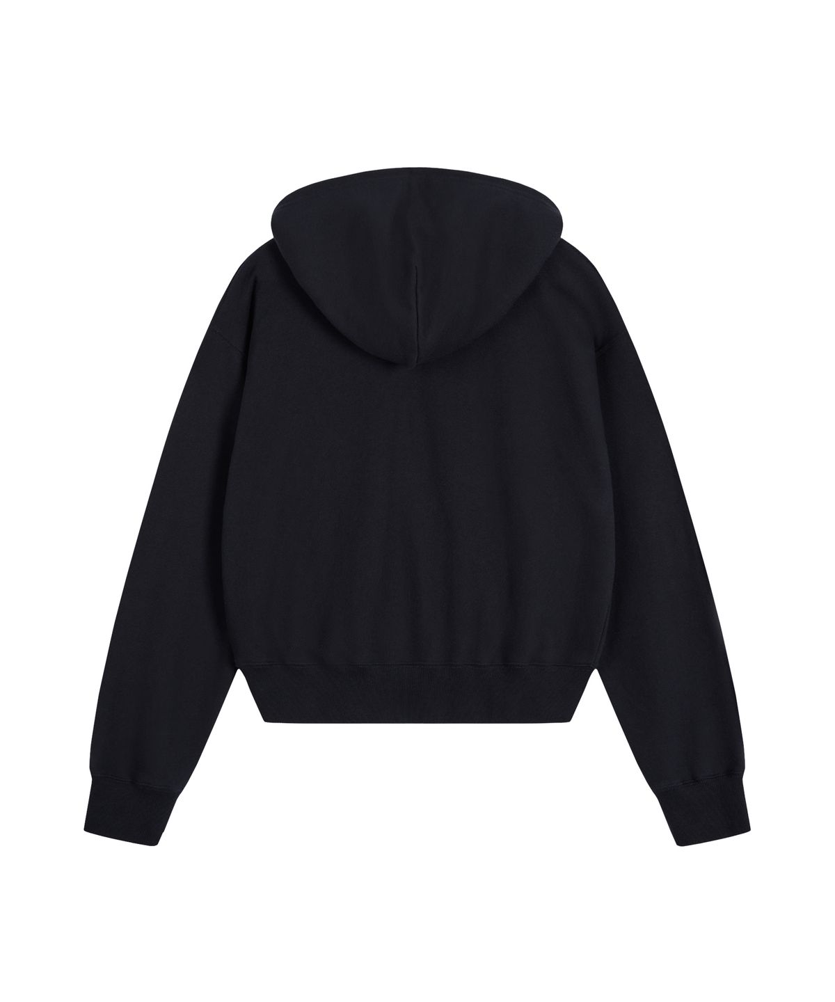 레스트앤레크레이션(REST&RECREATION) V-NECK CROPPED HOODIE - NAVY