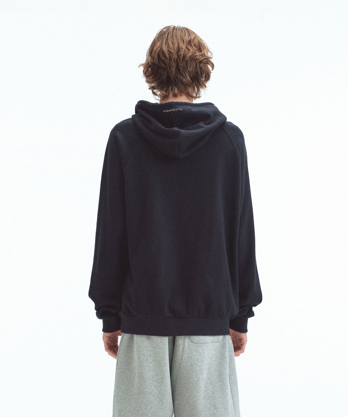 레스트앤레크레이션(REST&RECREATION) OVERSIZED RAGLAN HOODIE - NAVY