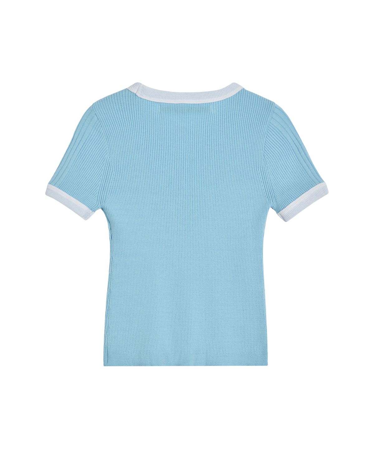 레스트앤레크레이션(REST&RECREATION) RIBBED COLORATION KNIT - SKY BLUE