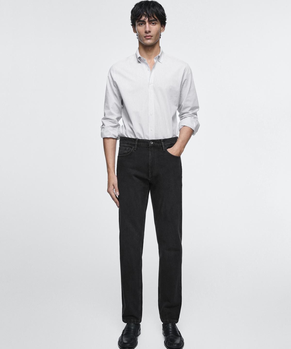 마시모두띠(MASSIMO DUTTI) 테이퍼드핏 진