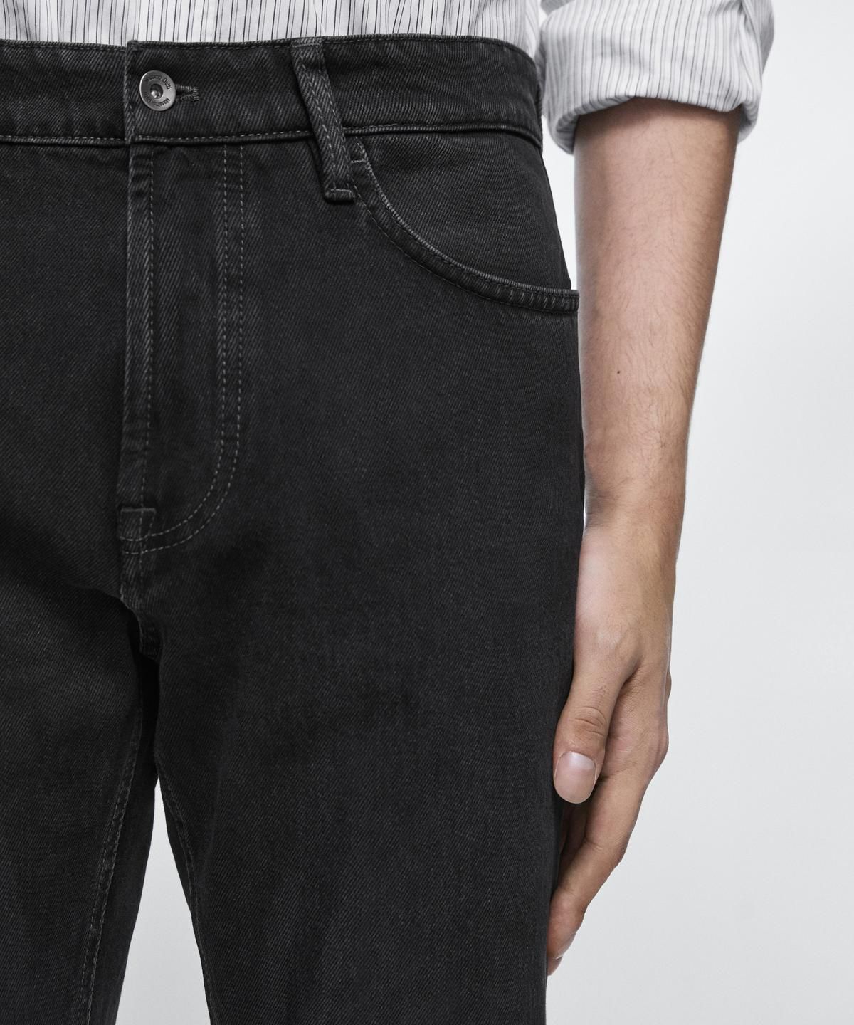마시모두띠(MASSIMO DUTTI) 테이퍼드핏 진