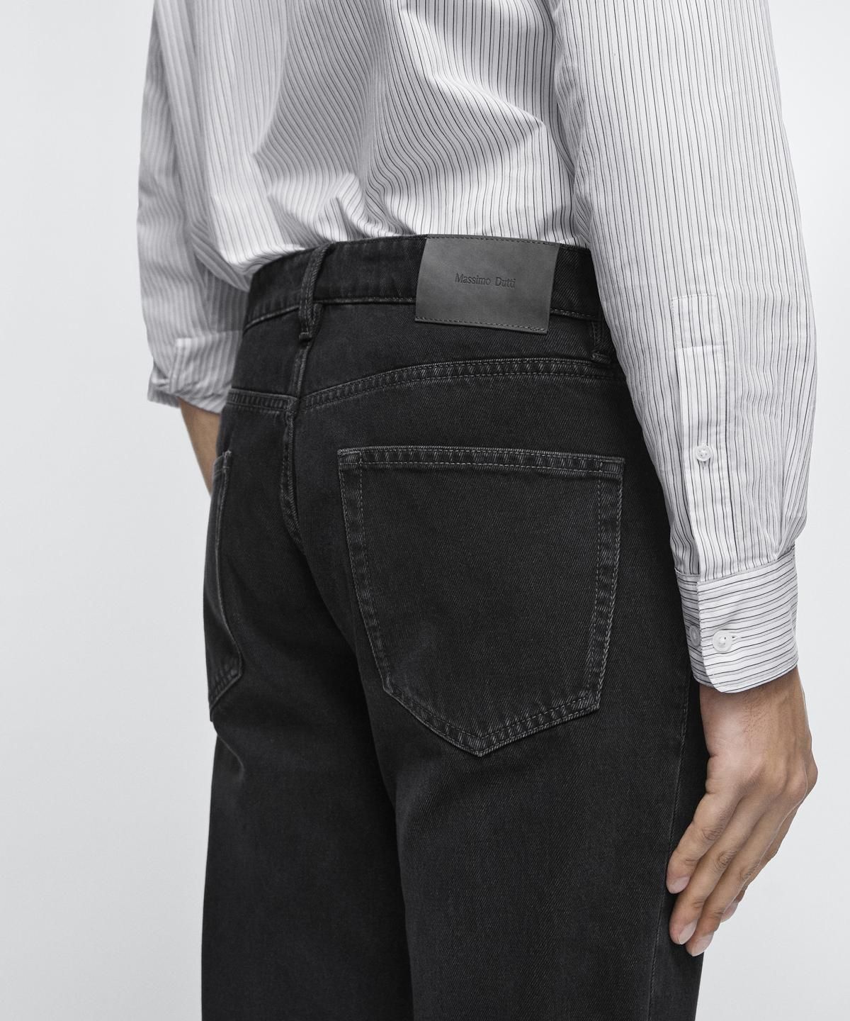 마시모두띠(MASSIMO DUTTI) 테이퍼드핏 진
