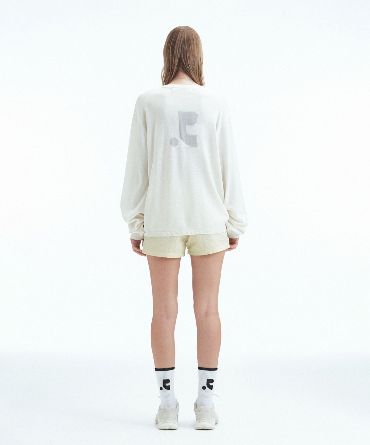 레스트앤레크레이션(REST&RECREATION) LAYERED CREW NECK KNIT - IVORY