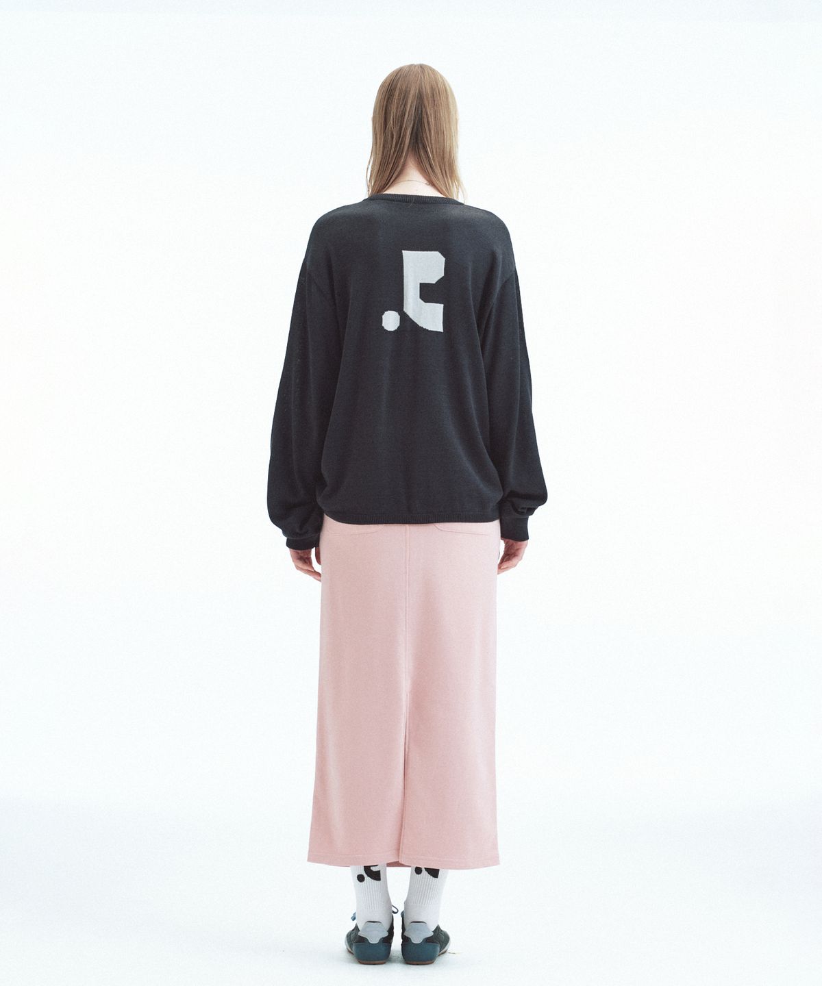 레스트앤레크레이션(REST&RECREATION) LAYERED CREW NECK KNIT - NAVY