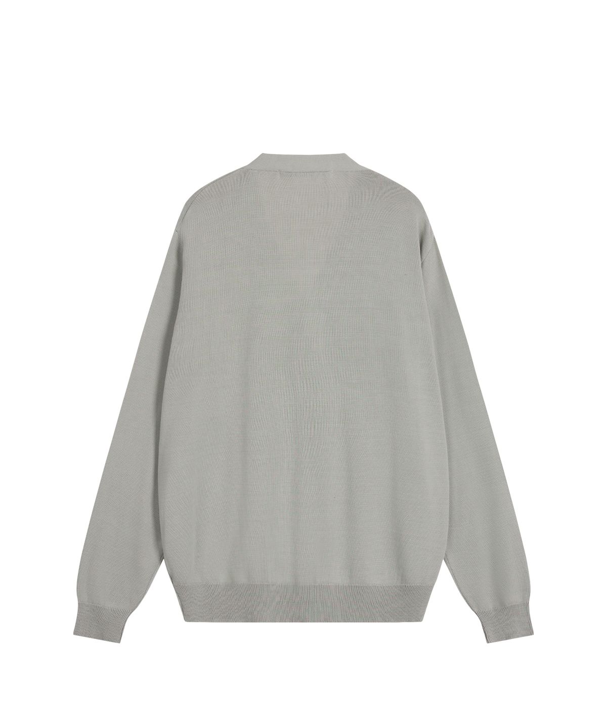 레스트앤레크레이션(REST&RECREATION) LOOSE FIT KNIT CARDIGAN - LIGHT GREY