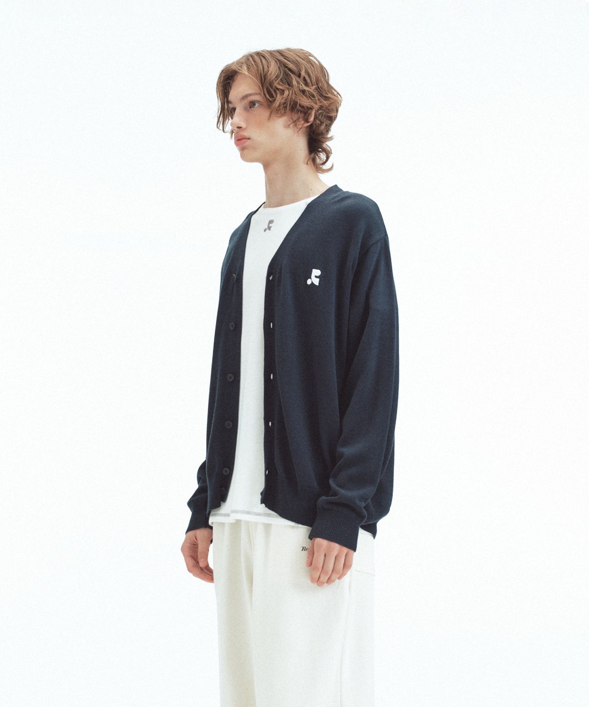 레스트앤레크레이션(REST&RECREATION) LOOSE FIT KNIT CARDIGAN - NAVY