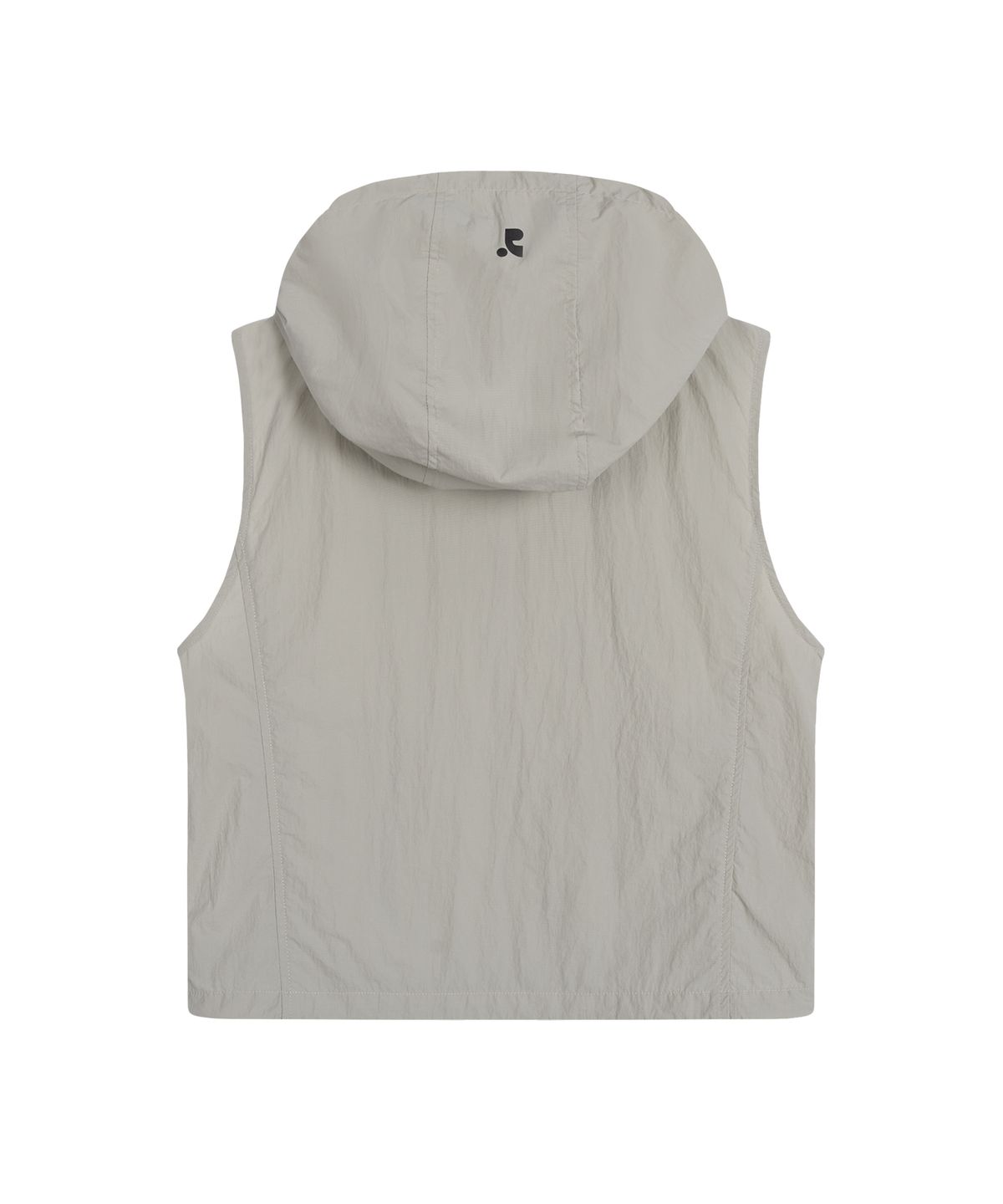 레스트앤레크레이션(REST&RECREATION) NYLON HOOD VEST+GYM SACK SET - LIGHT BEIGE