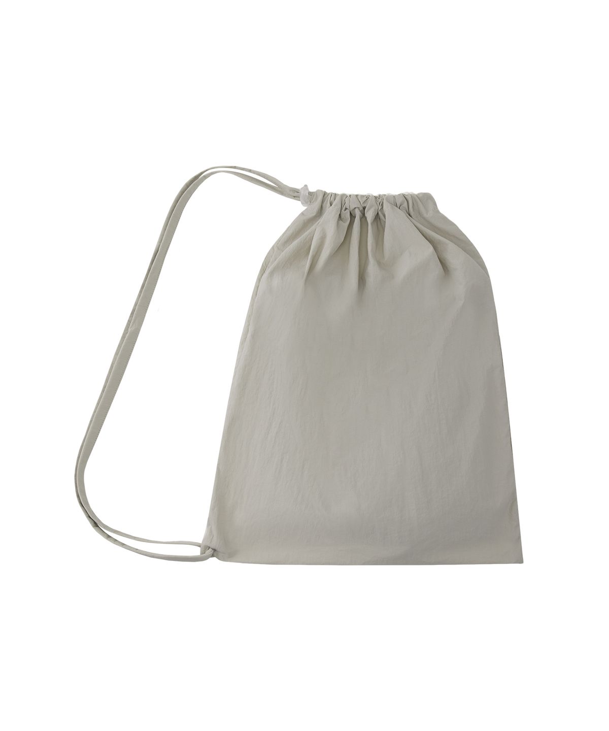 레스트앤레크레이션(REST&RECREATION) NYLON HOOD VEST+GYM SACK SET - LIGHT BEIGE