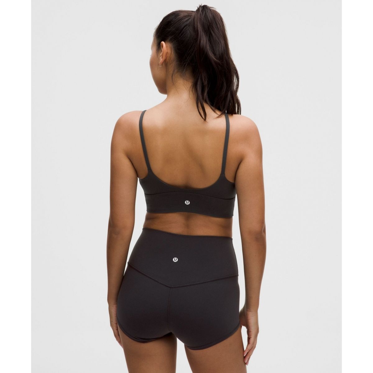 룰루레몬(LULULEMON) 포커서 하이넥 브라 *라이트 서포트, A B컵  BLK
