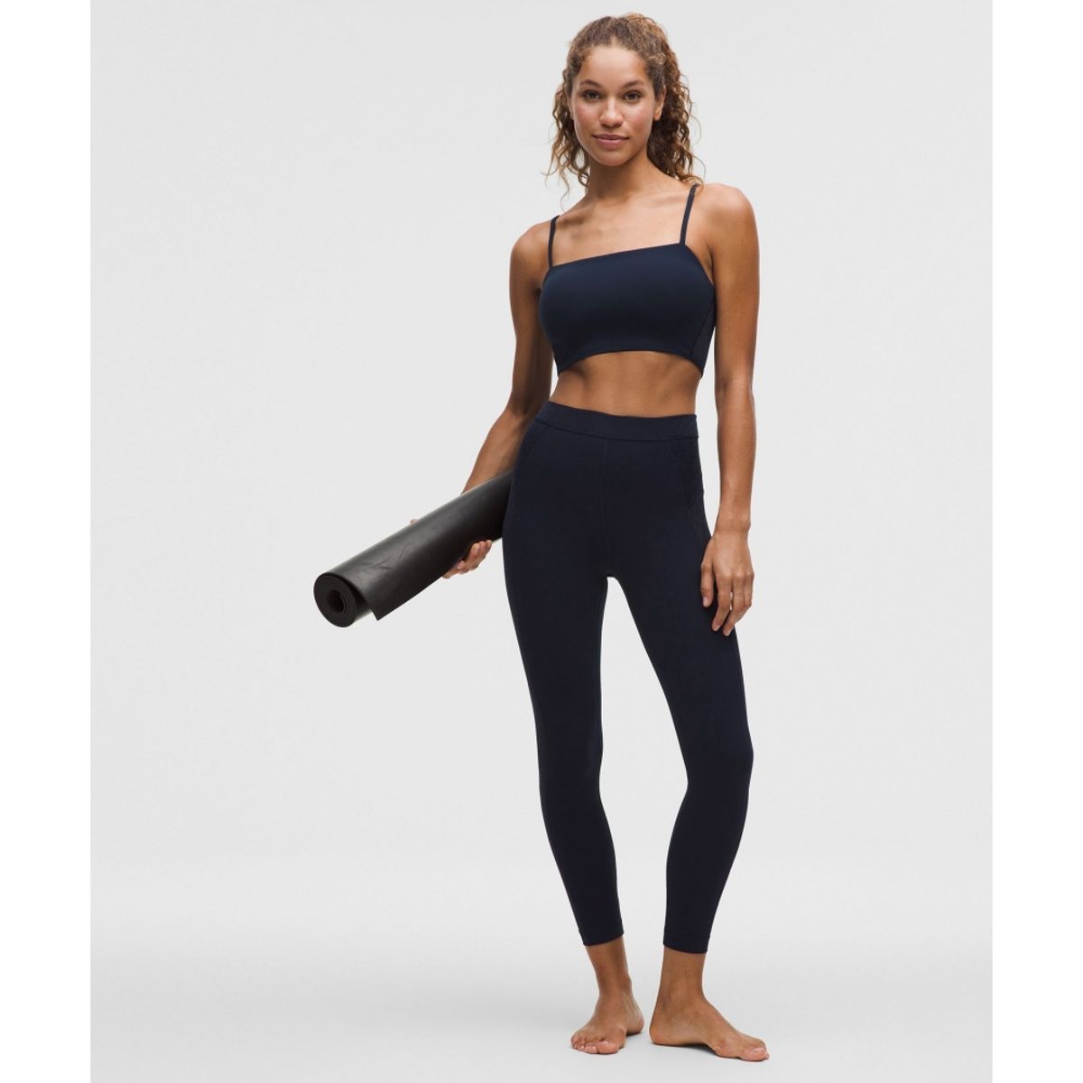 룰루레몬(LULULEMON) Nulu 페이즐리 레이스백 요가 브라 *라이트 서포트, B C컵