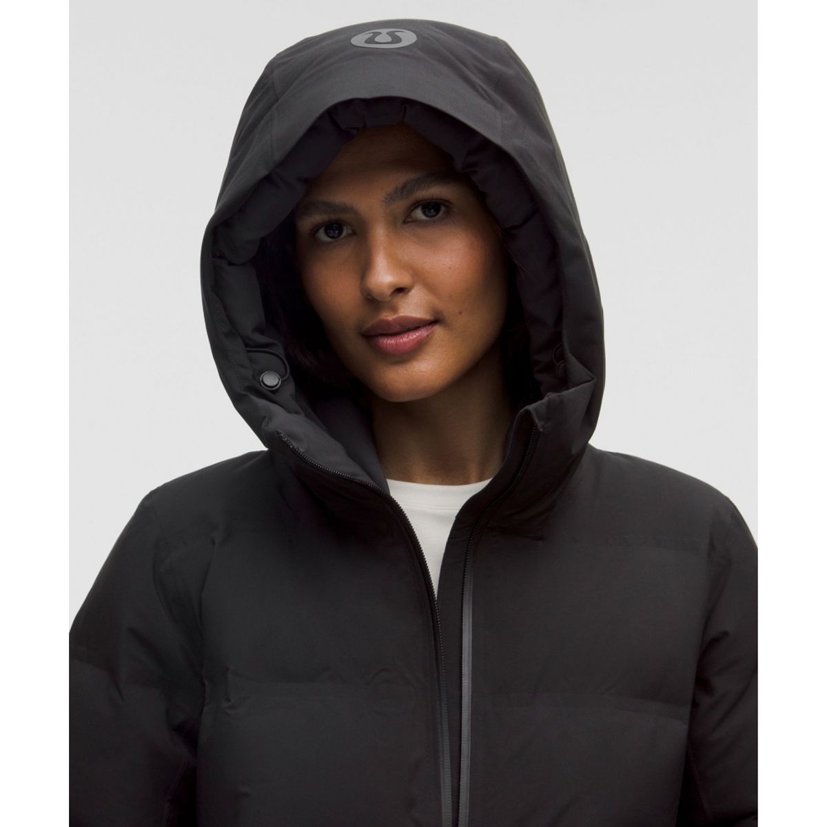 룰루레몬(LULULEMON) 슬러시 아워 워터프루프 600 다운 필 파카  BLK
