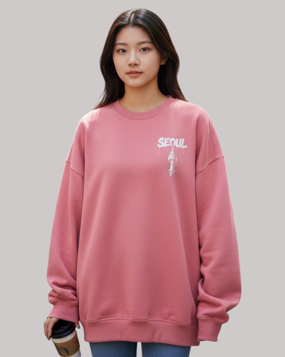 지블랙(ZBLACK) 글로벌 시티 씨리즈 맨투맨 SEOUL