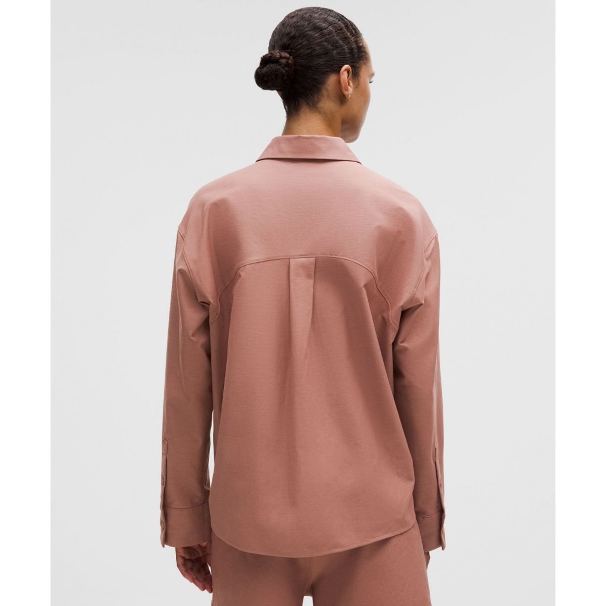 룰루레몬(LULULEMON) LuluLinen 릴랙스 핏 버튼업 셔츠  REDC