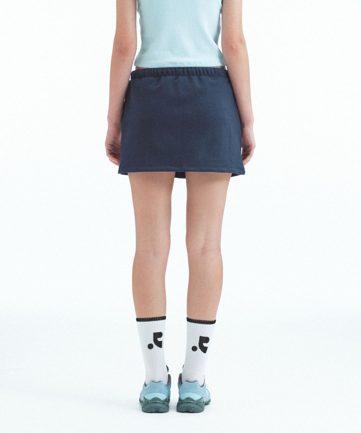 레스트앤레크레이션(REST&RECREATION) SWEAT MINI SKORT - NAVY