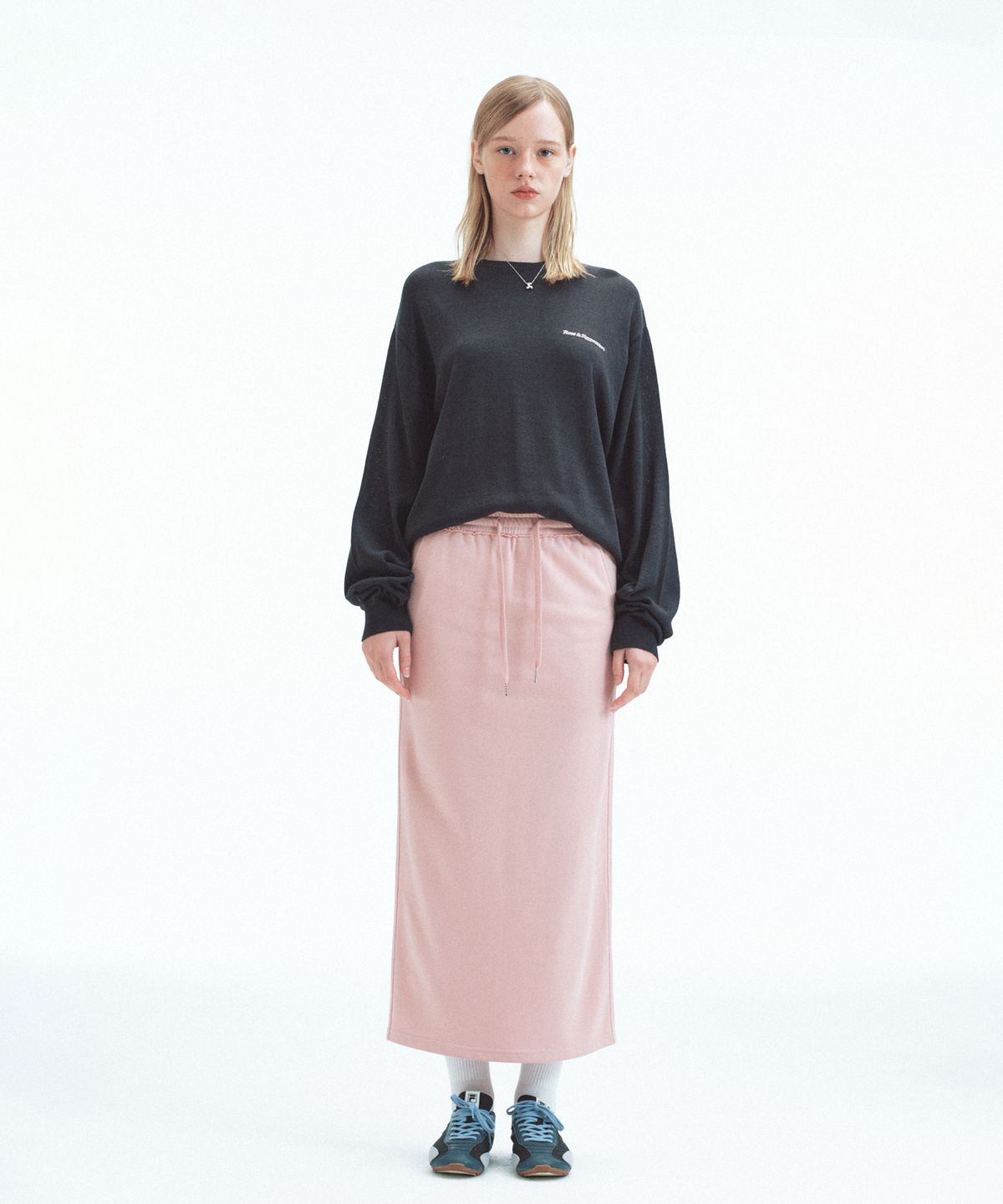레스트앤레크레이션(REST&RECREATION) SWEAT MAXI SKIRT - PINK