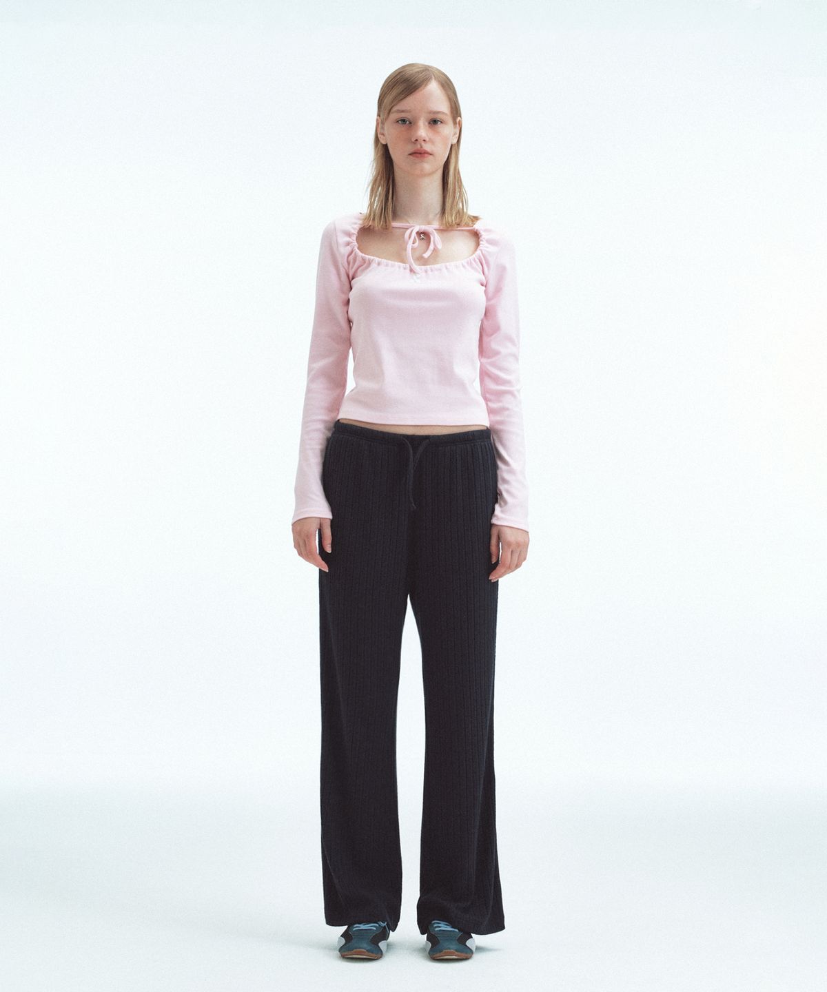 레스트앤레크레이션(REST&RECREATION) LOUNGE FLARE PANTS - NAVY