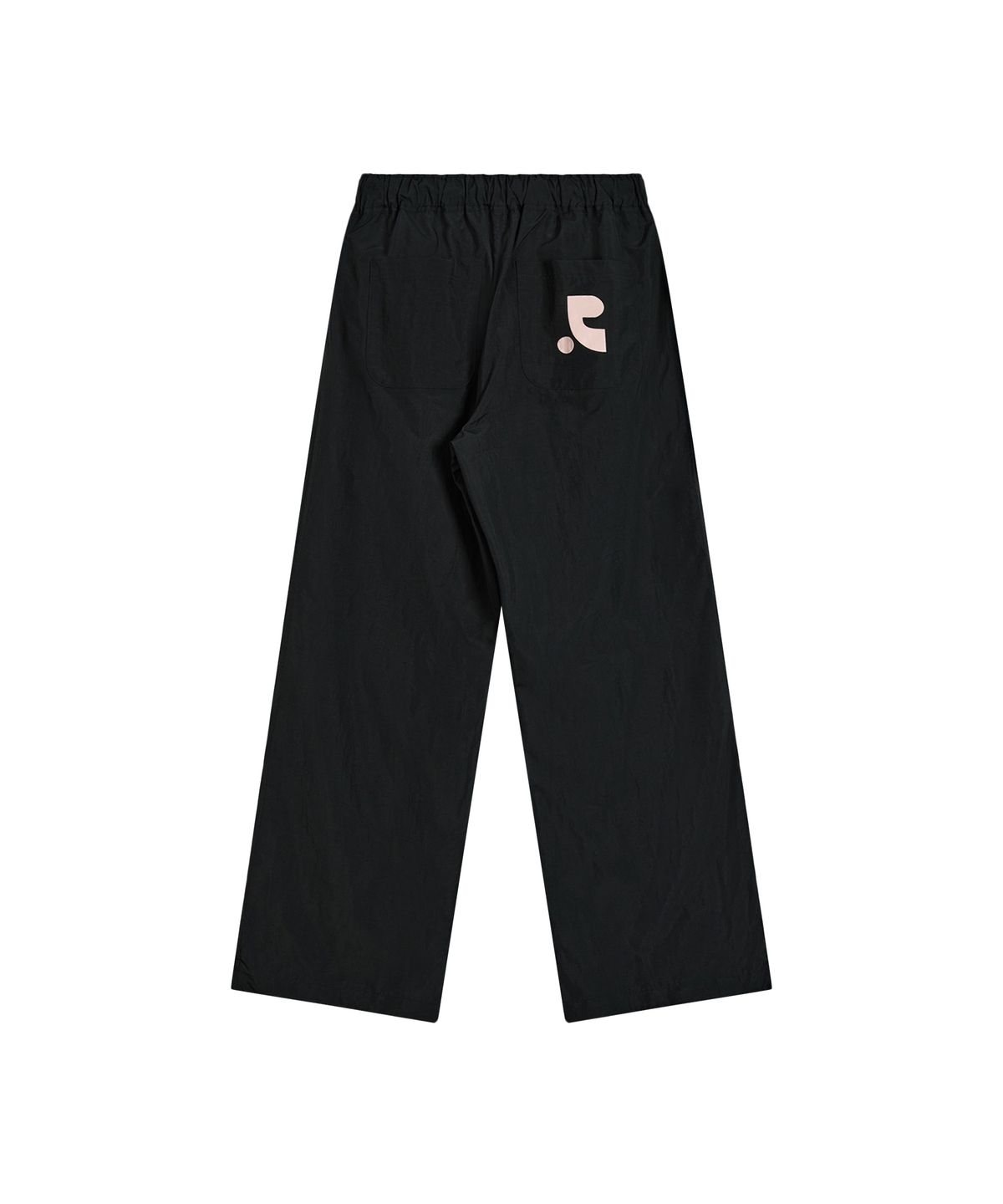레스트앤레크레이션(REST&RECREATION) WIDE NYLON PANTS - BLACK