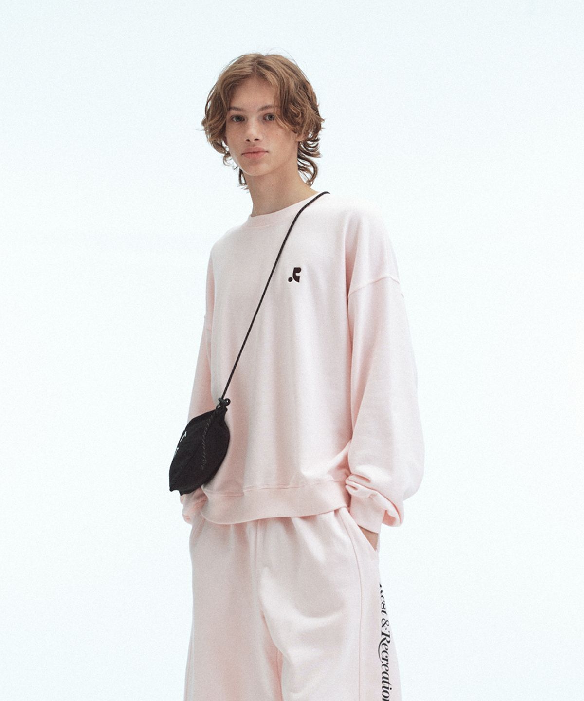 레스트앤레크레이션(REST&RECREATION) NET SACOCHE BAG - BLACK
