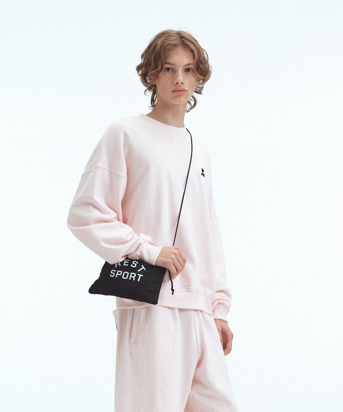 레스트앤레크레이션(REST&RECREATION) NET SACOCHE BAG - BLACK