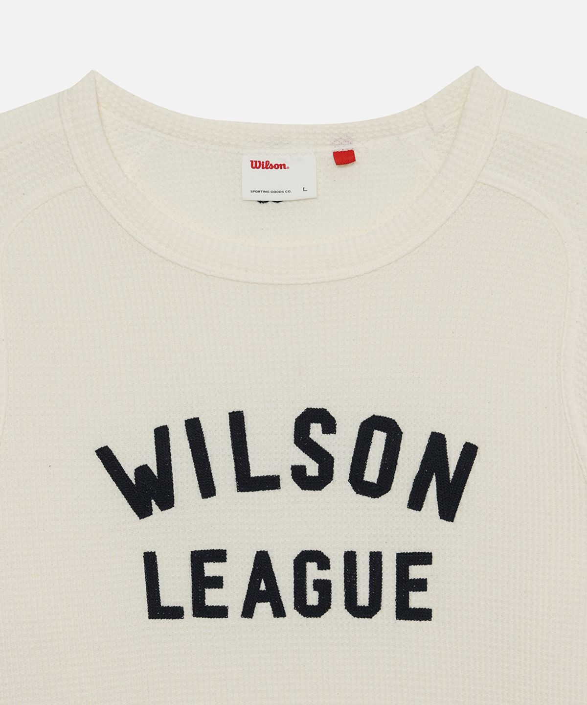 윌슨(WILSON) 윌슨리그 와플 맨투맨 (2color)