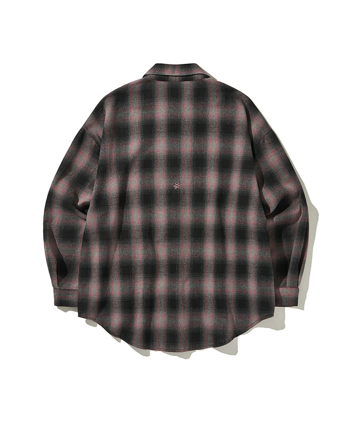디오스피스(DAUSPICE) (DUC) Logo ombre checkshirt Pink