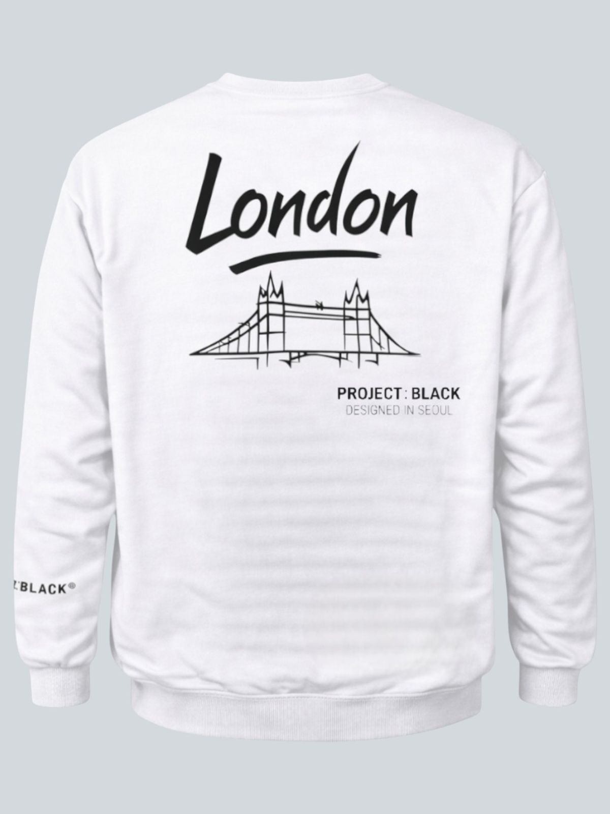 지블랙(ZBLACK) 글로벌 시티 씨리즈 맨투맨 LONDON