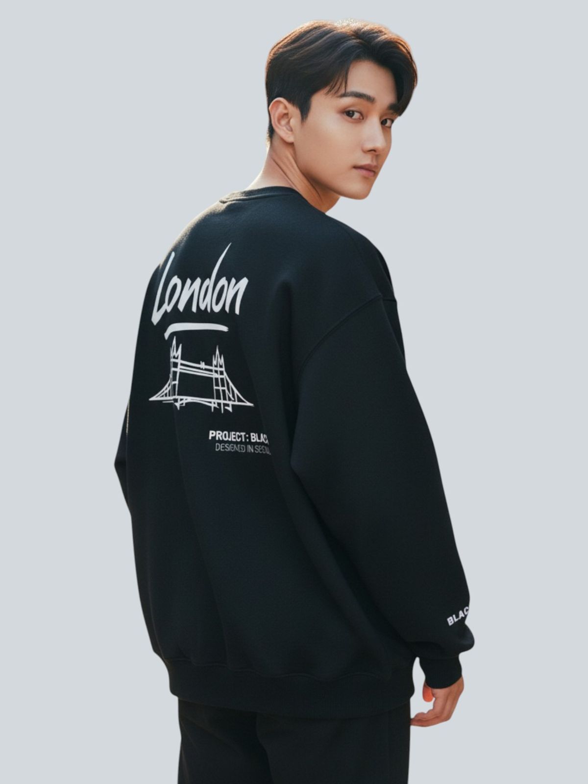 지블랙(ZBLACK) 글로벌 시티 씨리즈 맨투맨 LONDON