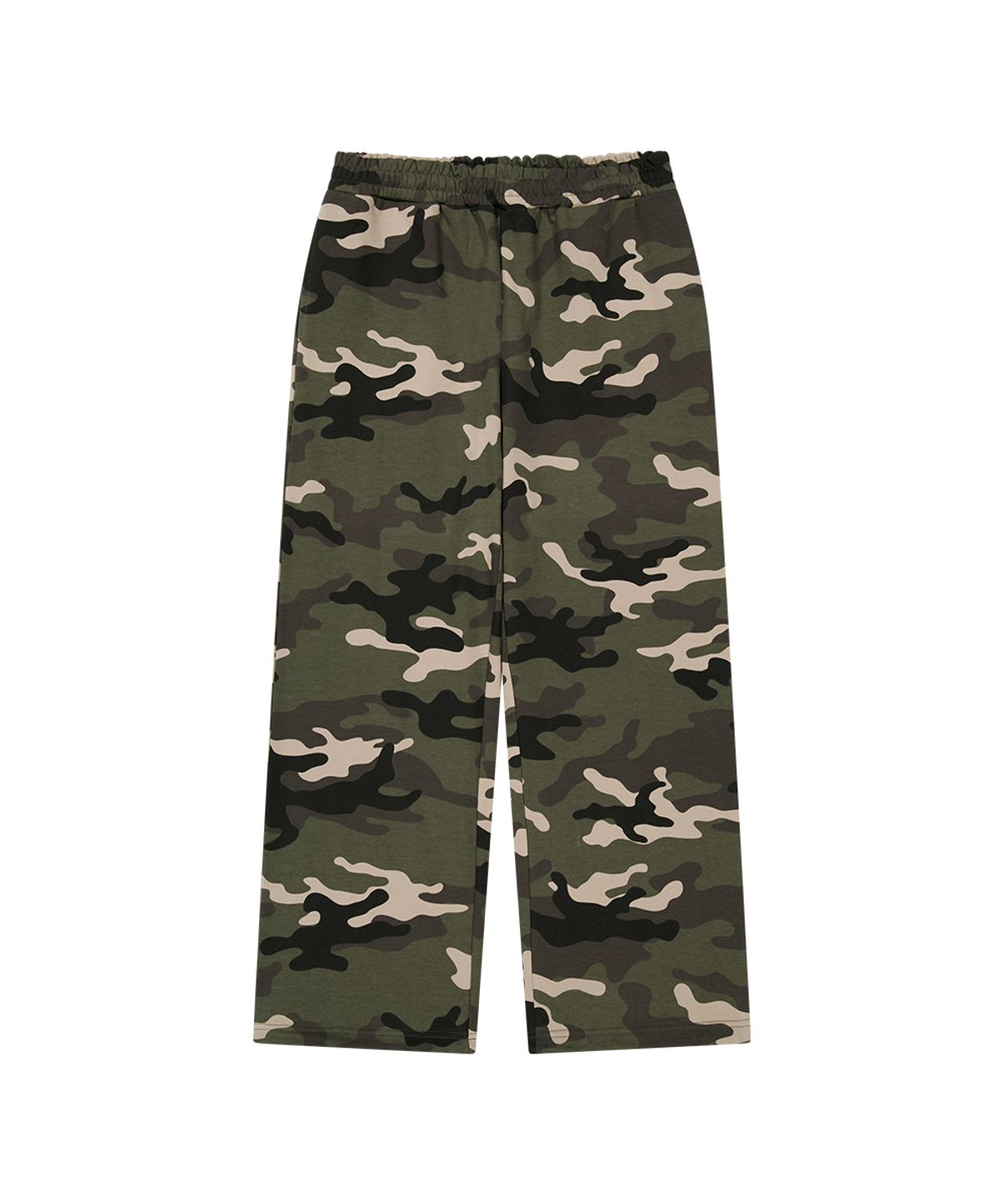 마하그리드(MAHAGRID) CAMO APPLIQUE SWEATPANT GREEN(MG2FFMPA09A)