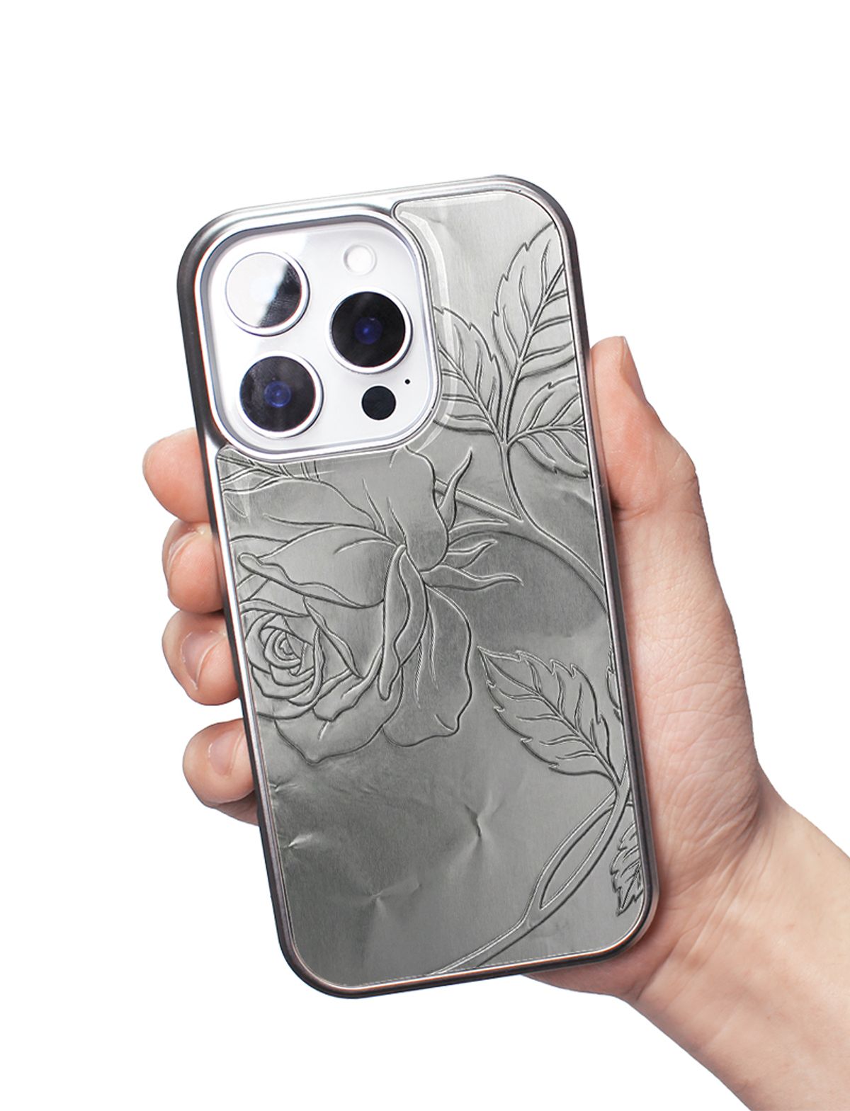 네이키드 런치(NAKED LUNCH) Metallic Rose Bumper Case (+맥세이프/Z플립)