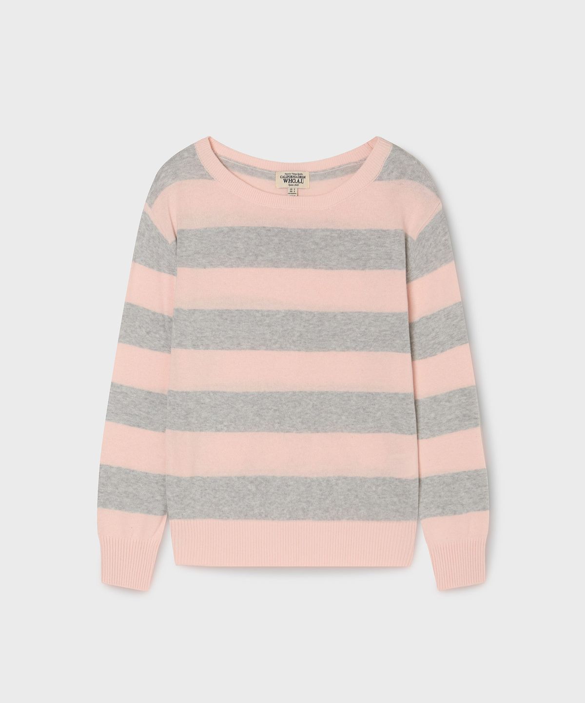 후아유(WHO.A.U) Loosefit Stripe Pullover / WHKAG2345F