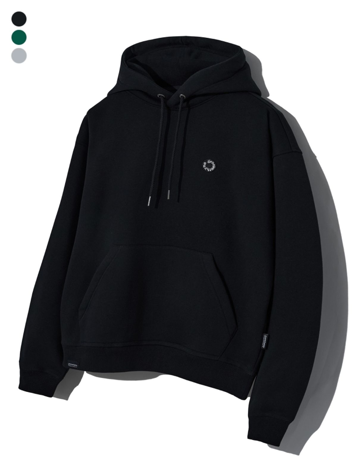 그루브라임(GROOVE RHYME) CIRCLE GROOVERHYME LOGO HOOD (LRRSCTH104M)