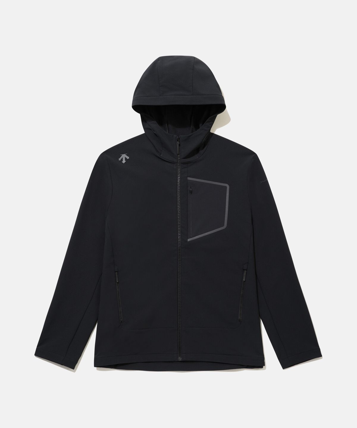 데상트(DESCENTE) 듀얼리스 스톰 플리스 자켓 블랙 SR121DJK11
