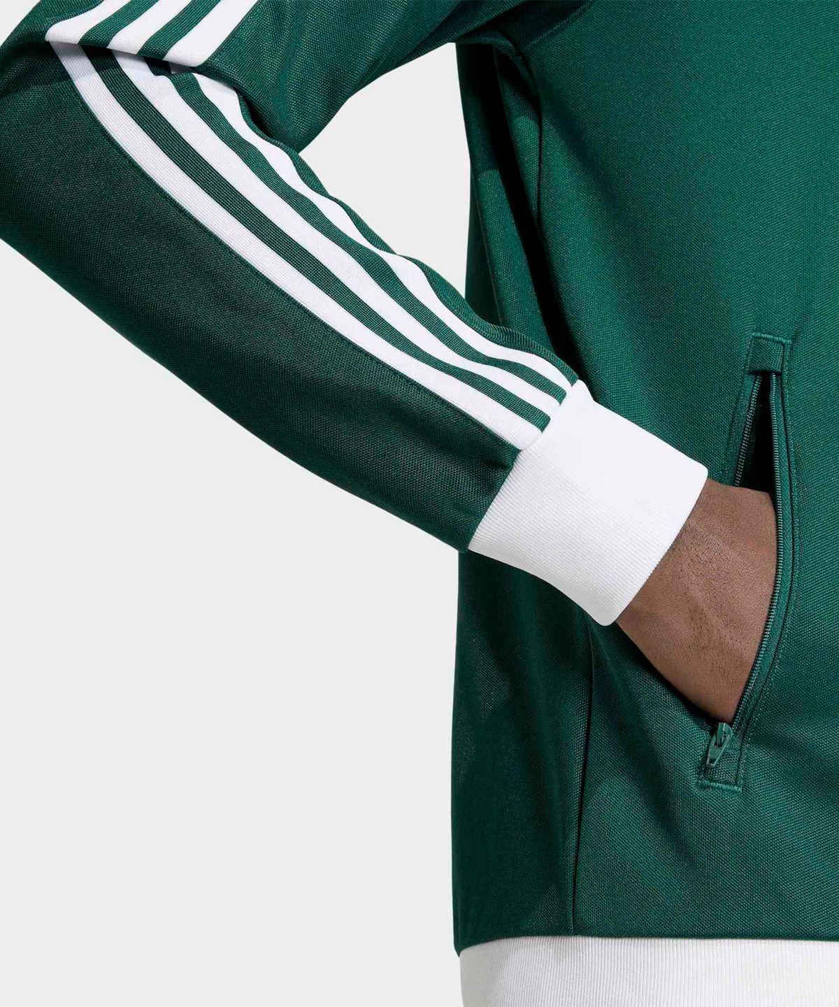 아디다스(ADIDAS) 클래식 트랙탑 - 그린:화이트 / KE1666