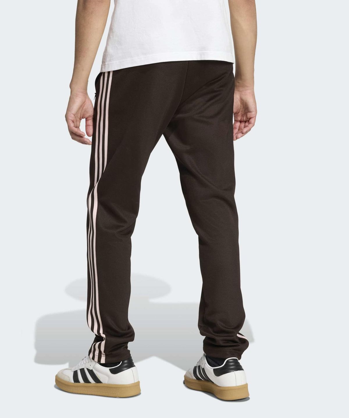 아디다스(ADIDAS) 클래식 트랙 팬츠 - 아우라커피:샌드핑크 / KE1667
