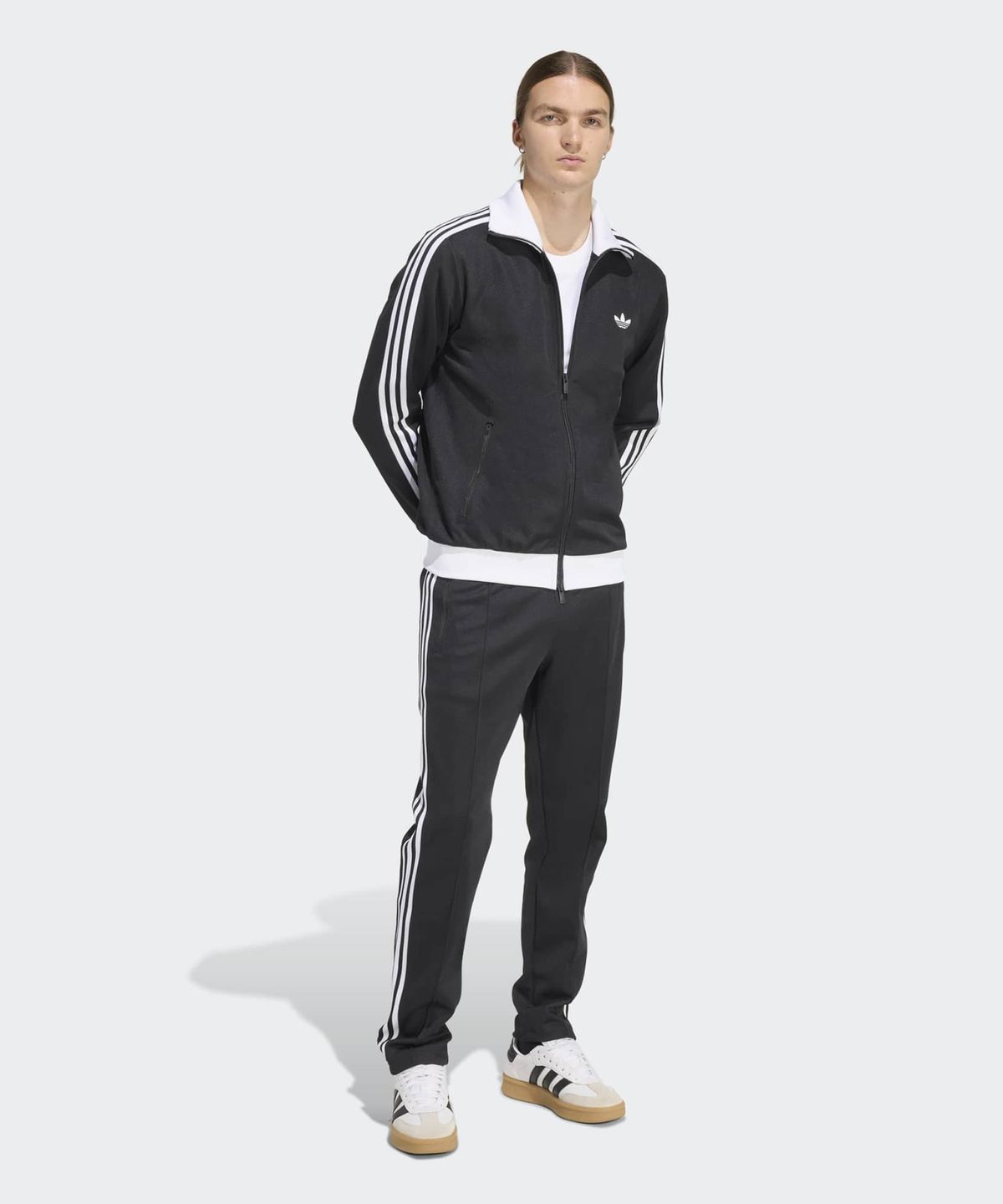 아디다스(ADIDAS) 클래식 트랙 팬츠 - 블랙:화이트 / KE3530