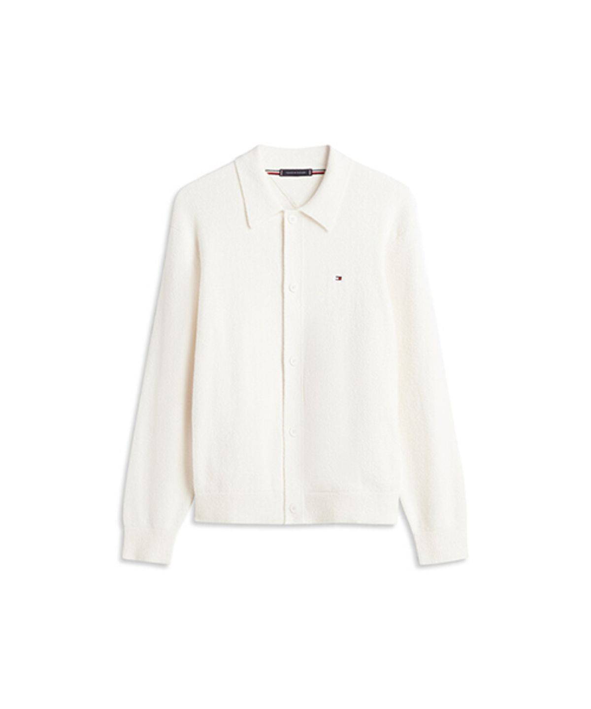 타미힐피거(TOMMY HILFIGER) 텍스처드 폴로 가디건 (T12G0KCD030MT2Z00)