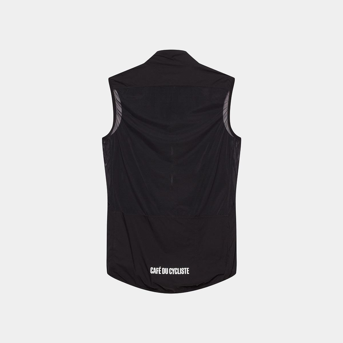 카페 드 사이클리스트(CAFE DU CYCLISTE) 에디트 클래식 질넷 바람막이 조끼 블랙 남성