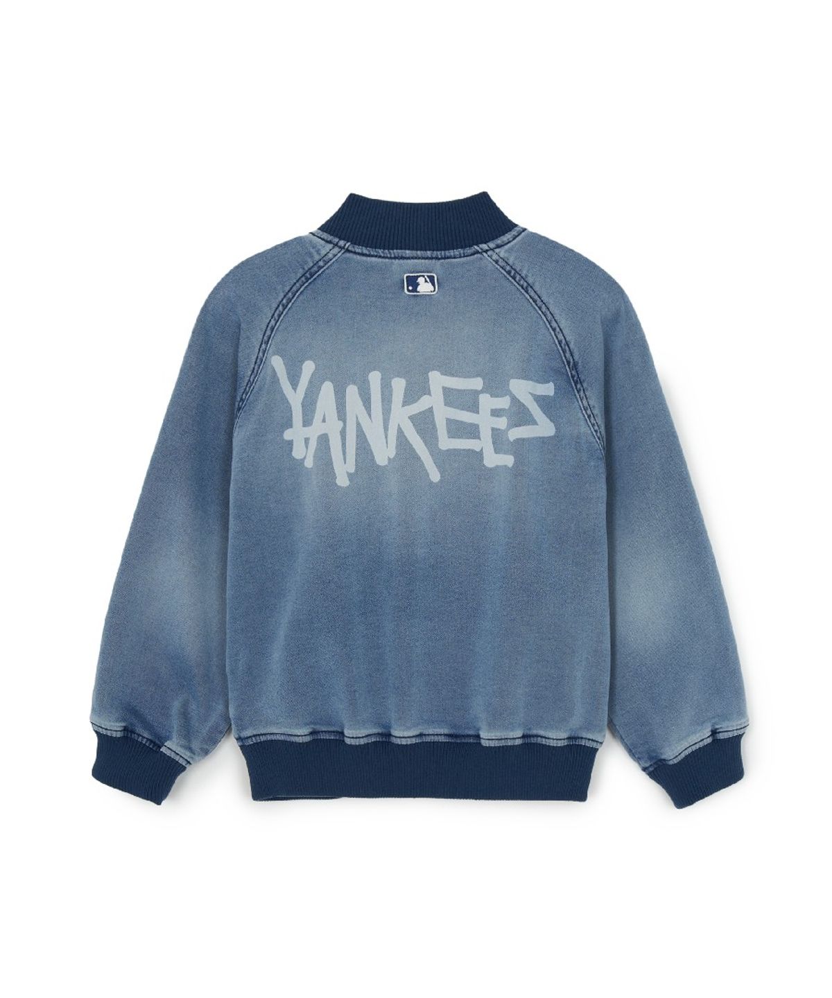 엠엘비 키즈(MLB KIDS) 스트릿 저지데님 홑겹 점퍼 NY (Blue)