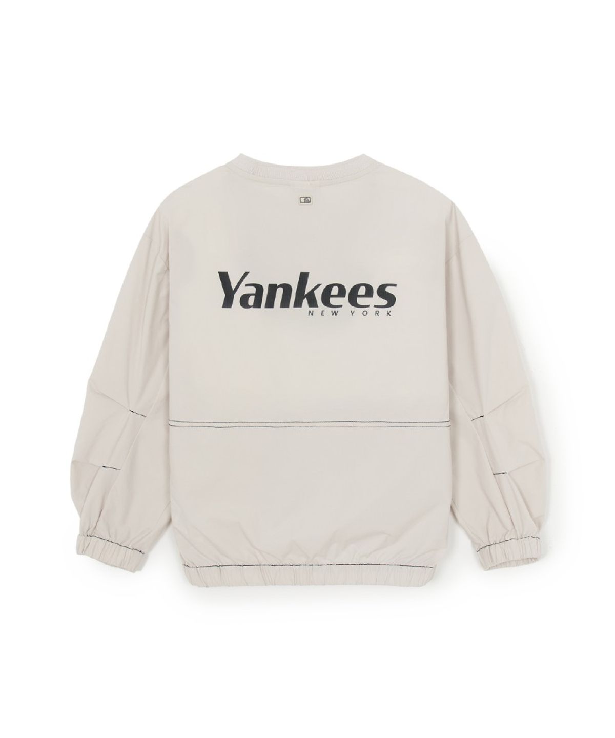 엠엘비 키즈(MLB KIDS) 아웃도어 베이직 우븐 맨투맨 NY (D.Cream)