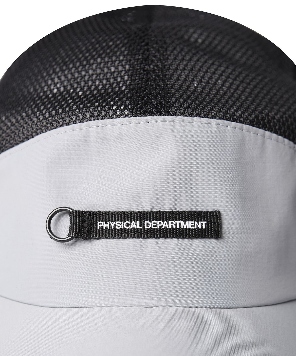 피지컬 디파트먼트(PHYSICAL DEPARTMENT) 나일론 메쉬 믹스 스트링 캡 라이트 그레이