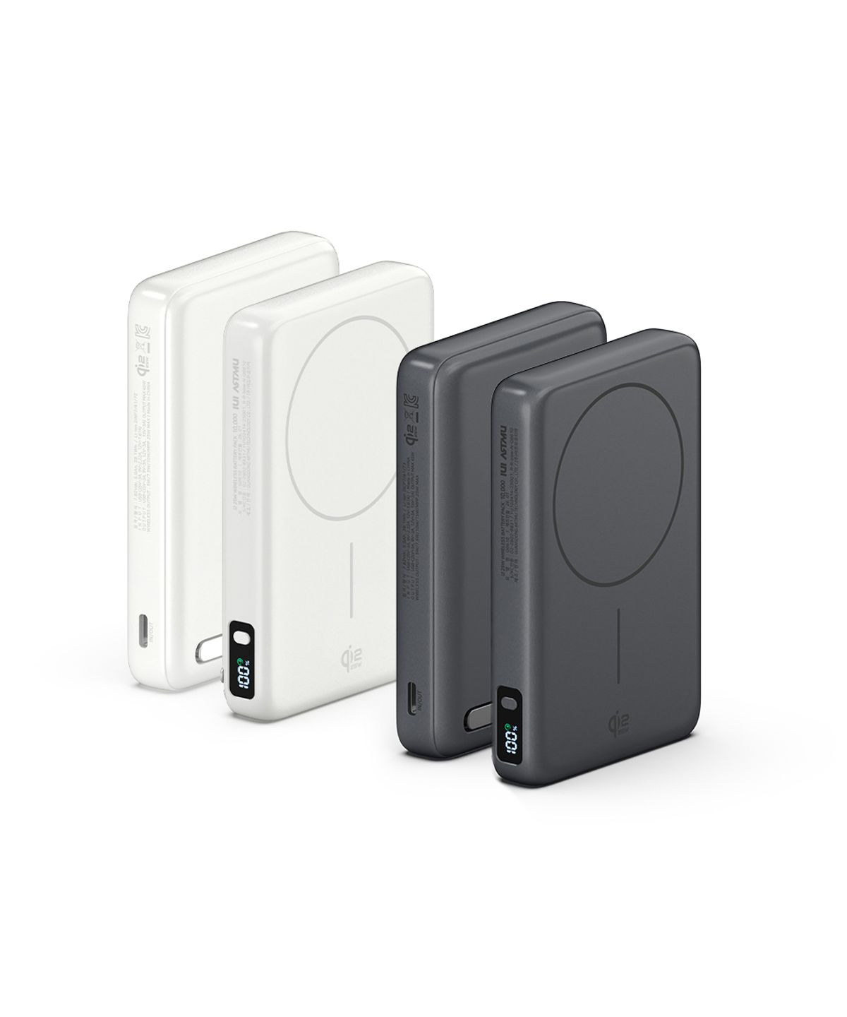아트뮤(ARTMU) Qi2 25W 맥세이프 초고속 무선 보조배터리 10000mAh QB610 그레이