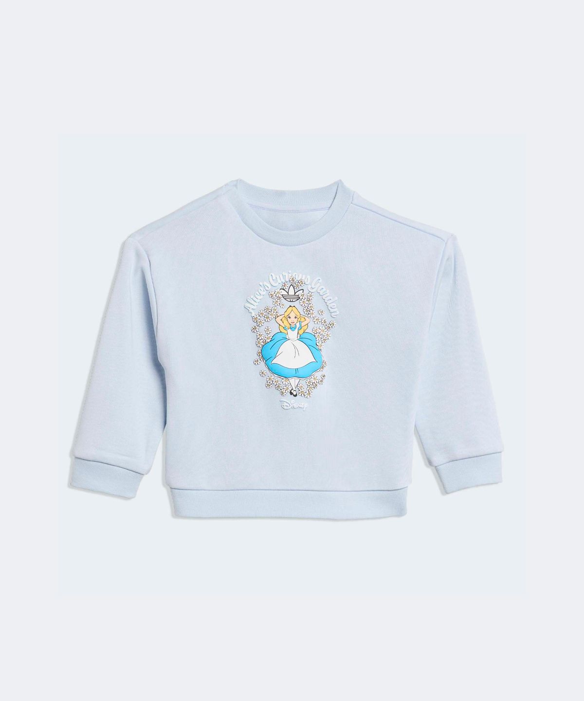 아디다스 키즈(ADIDAS KIDS) 아디다스 X 디즈니 엘리스 크루 세트 인펀트  - 스카이 / KE0478