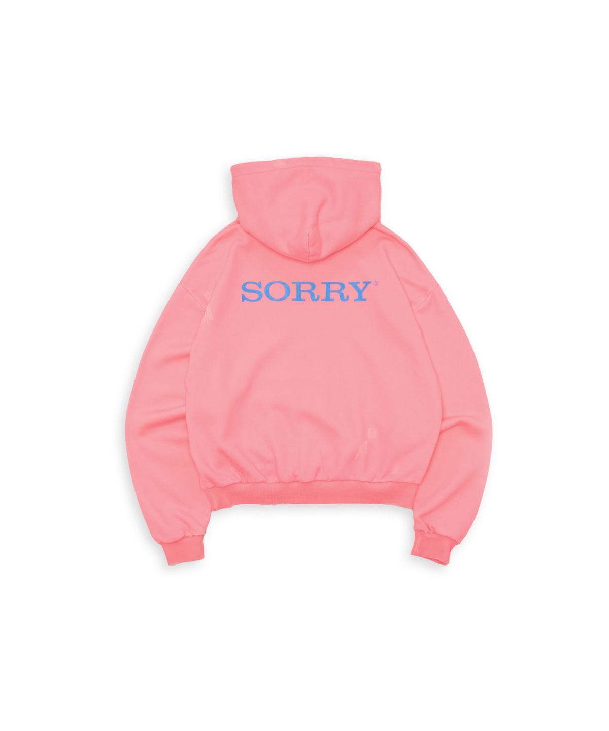 투위드(TUEWID) Tuewid croped hoodie in Bubble gum