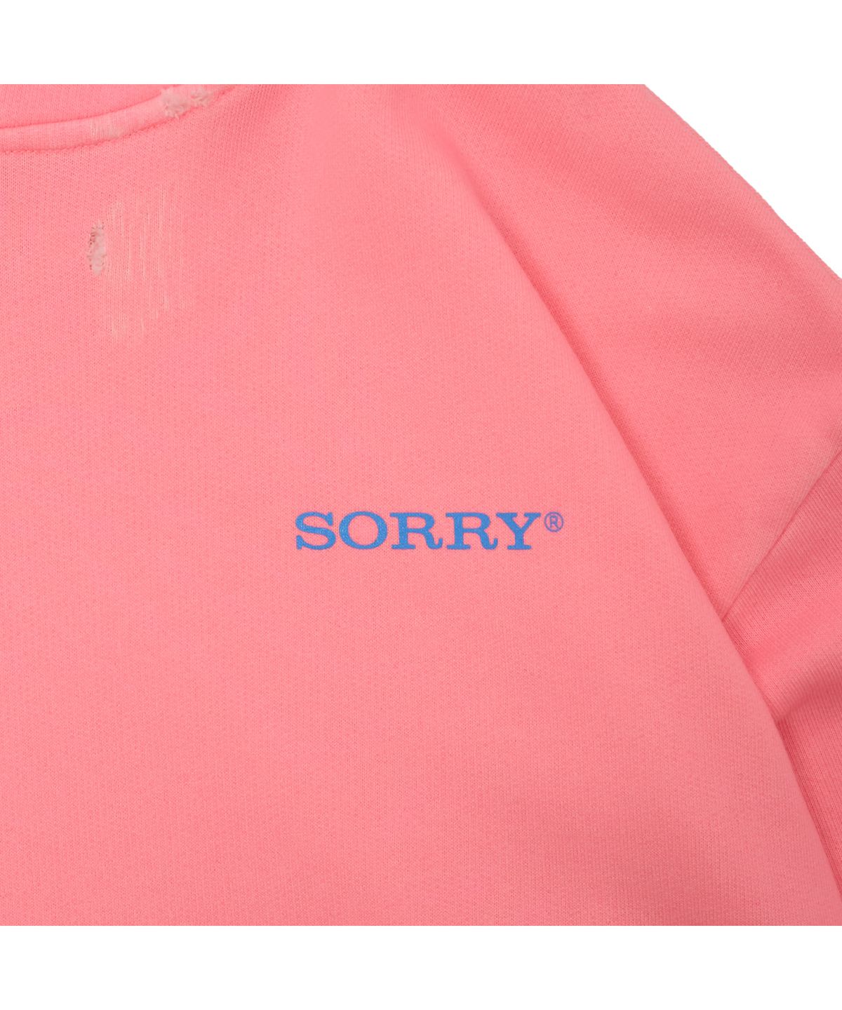 투위드(TUEWID) Tuewid croped hoodie in Bubble gum