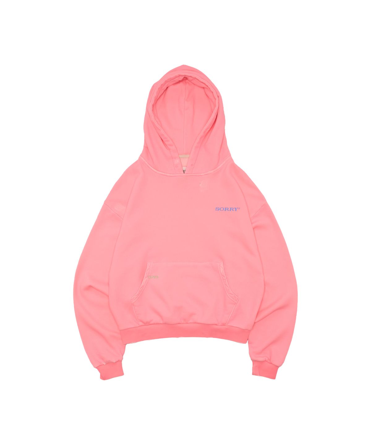 투위드(TUEWID) Tuewid croped hoodie in Bubble gum