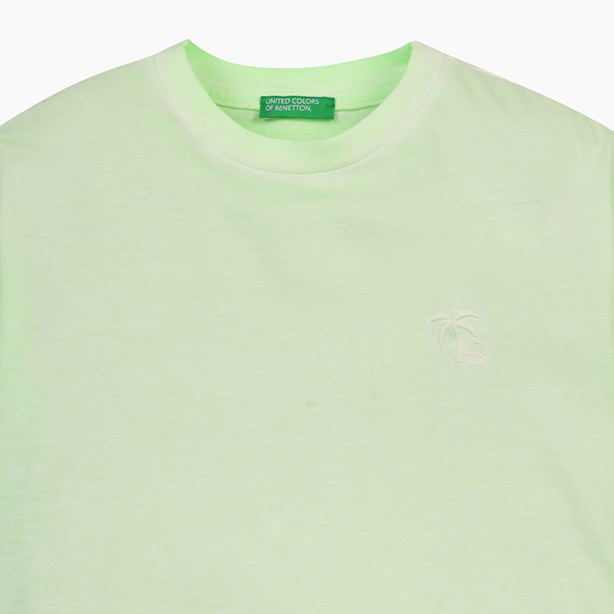 베네통키즈(BENETTONKIDS) 컬러 워싱 티셔츠_3085C10P9LA